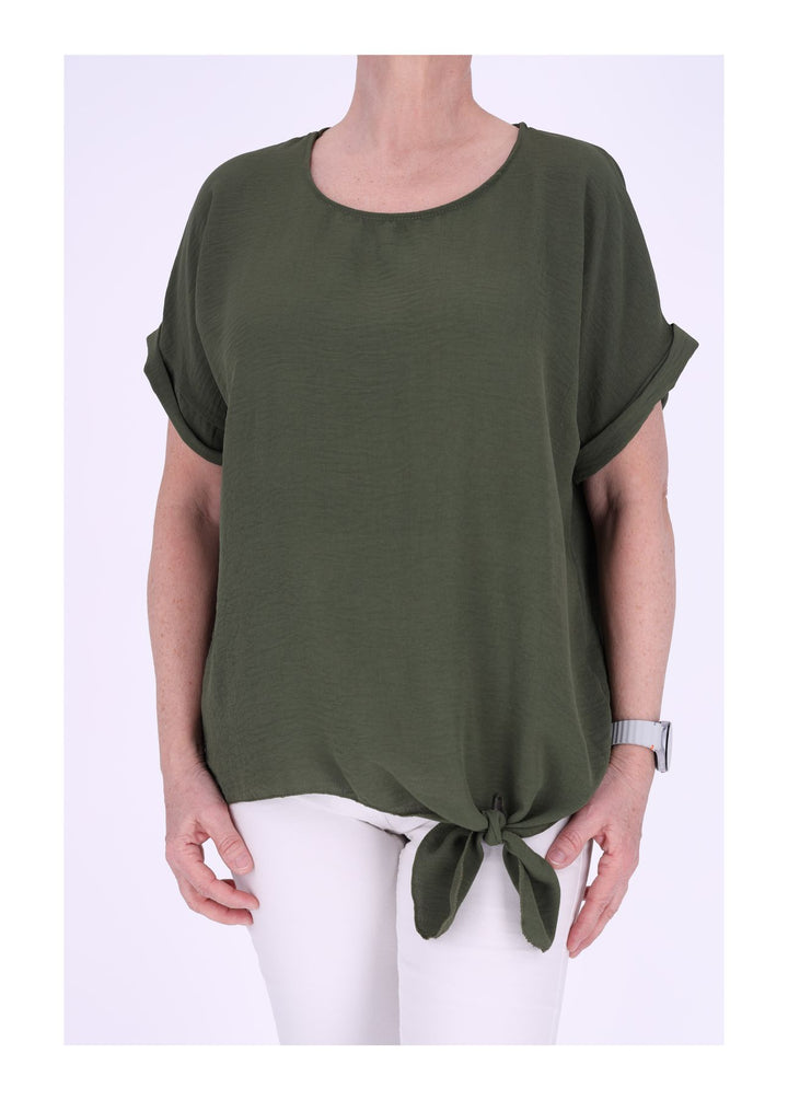Splash of Color Damen T-Shirt zum Binden