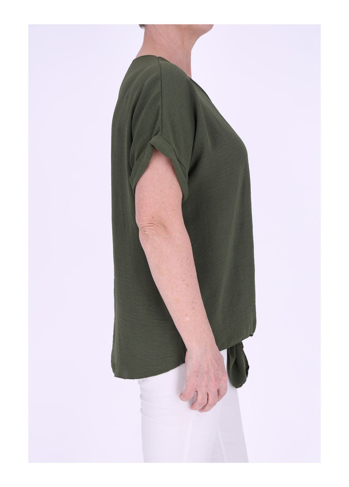Splash of Color Damen T-Shirt zum Binden