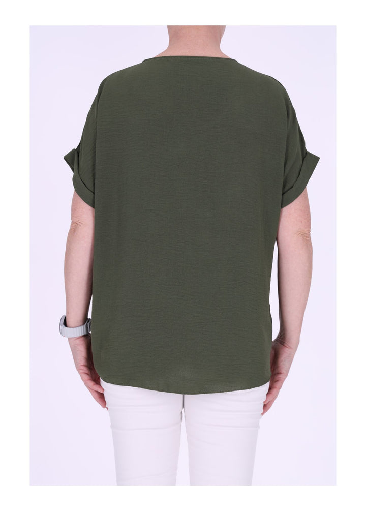 Splash of Color Damen T-Shirt zum Binden