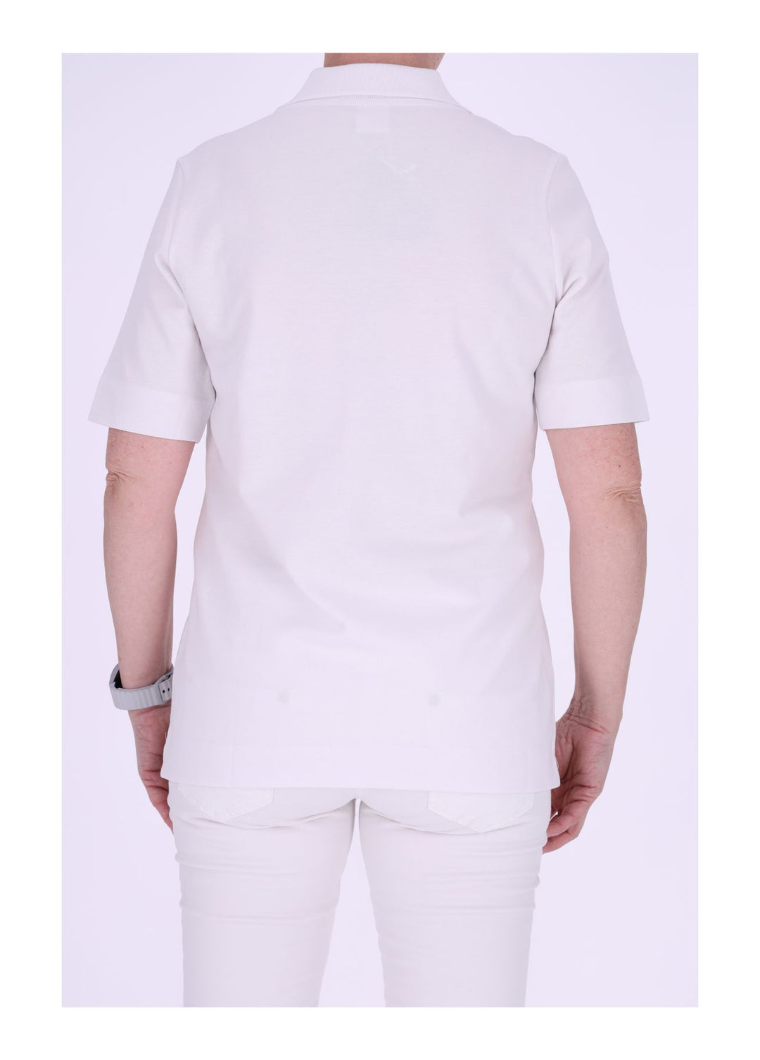 TARA M Poloshirt Damen V-Ausschnitt