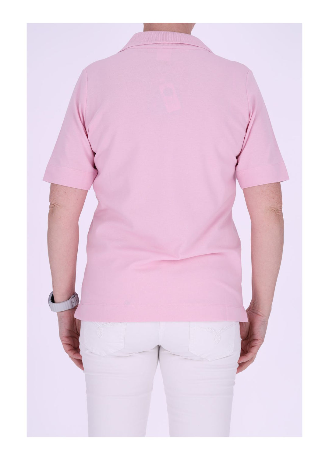 TARA M Poloshirt Damen V-Ausschnitt