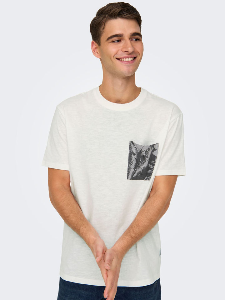 Only & Sons T-Shirt Herren Baumwolle