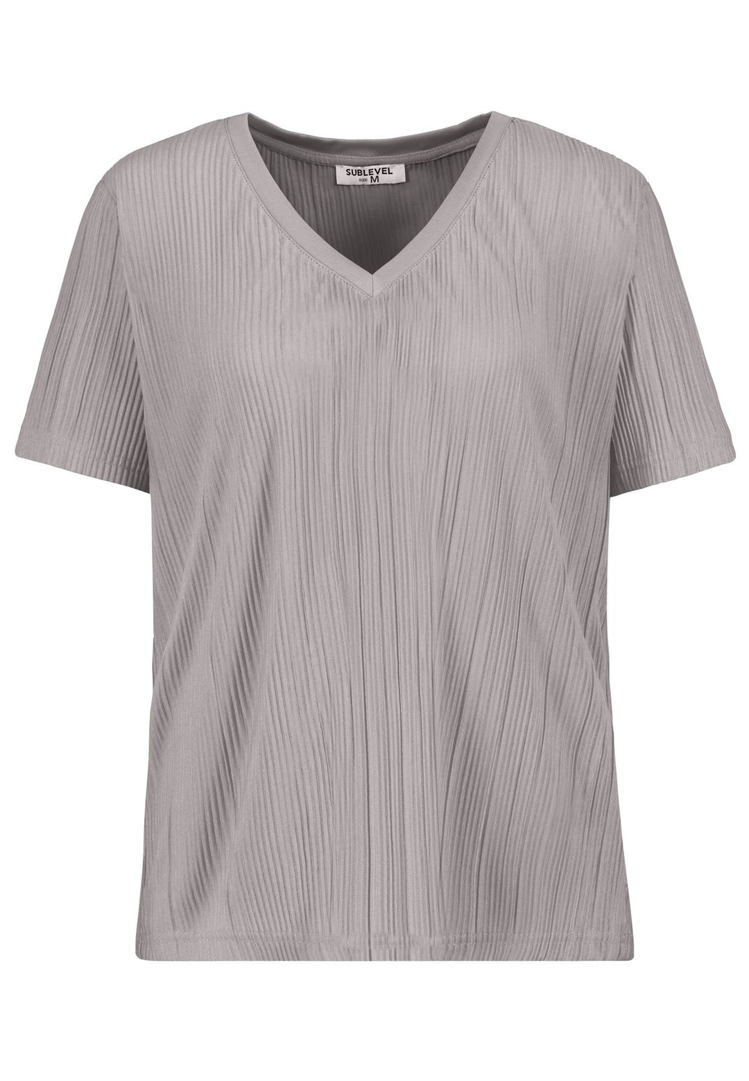 Authentic Style Plissee T-Shirt Kurzarm