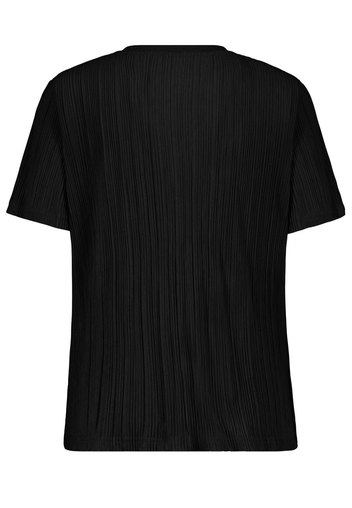 Authentic Style Plissee T-Shirt Kurzarm