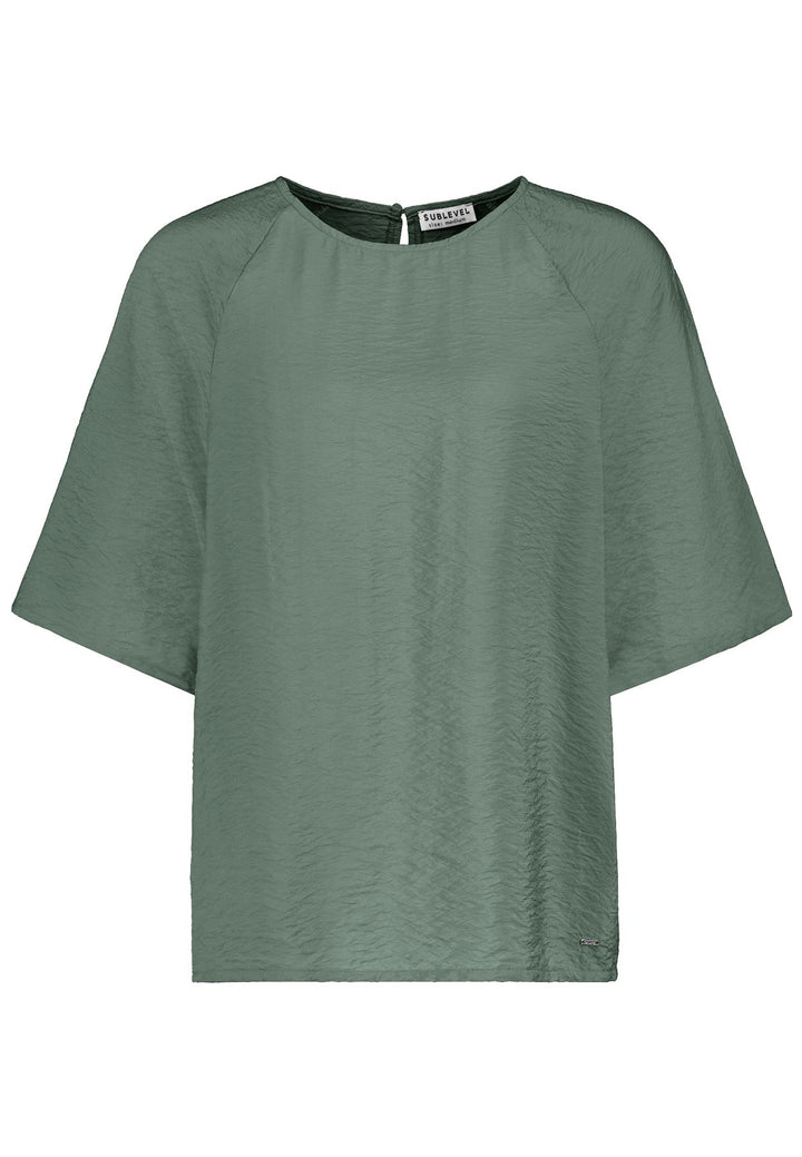 Authentic Style Damen Bluse Raglanärmel