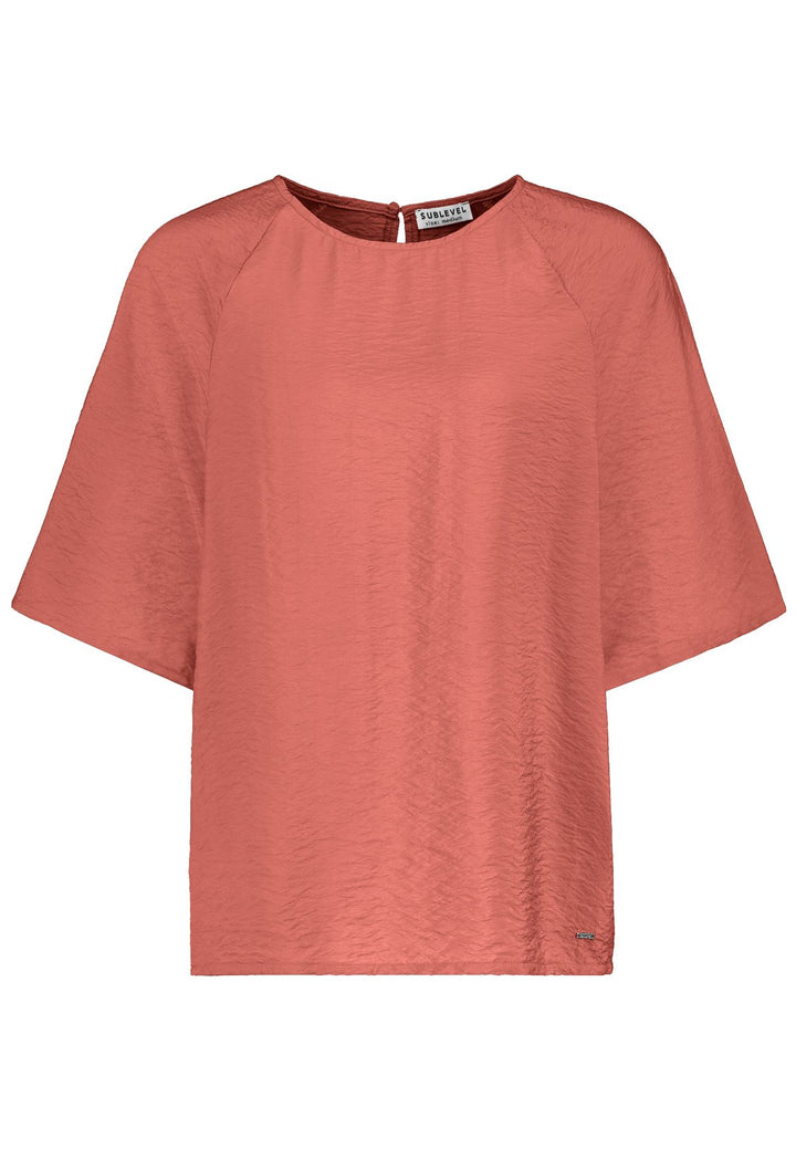 Authentic Style Damen Bluse Raglanärmel