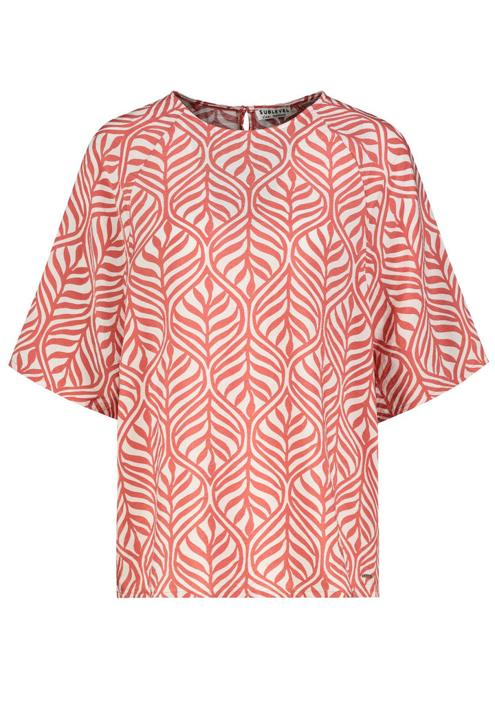 Authentic Style Damen Bluse Raglanärmel
