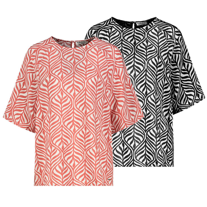 Authentic Style Damen Bluse Raglanärmel