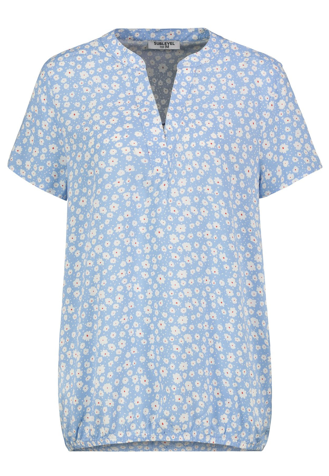 DOB Bluse Rundhals Authentic Style