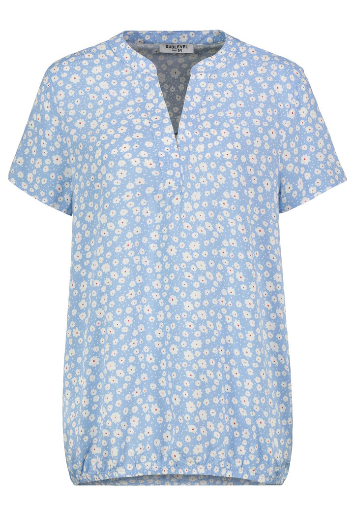 DOB Bluse Rundhals Authentic Style