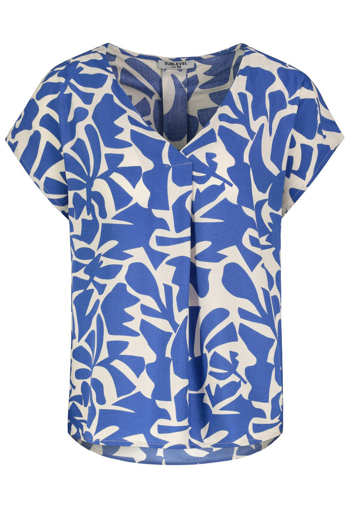 Authentic Style DOB Bluse V-Ausschnitt