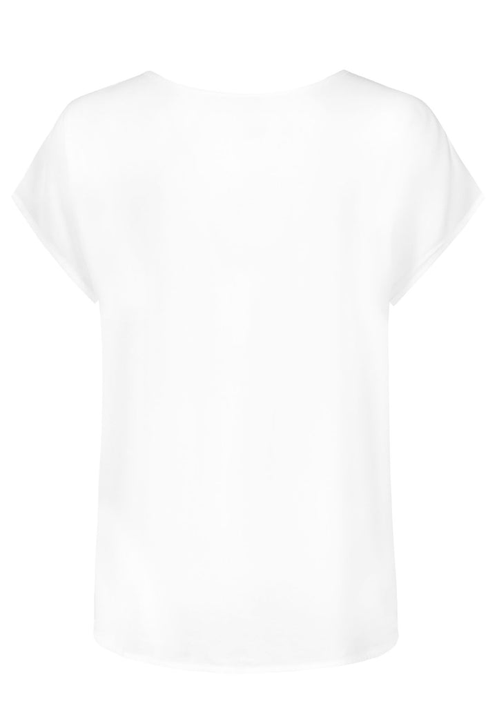 Authentic Style Bluse Rundhals Viskose