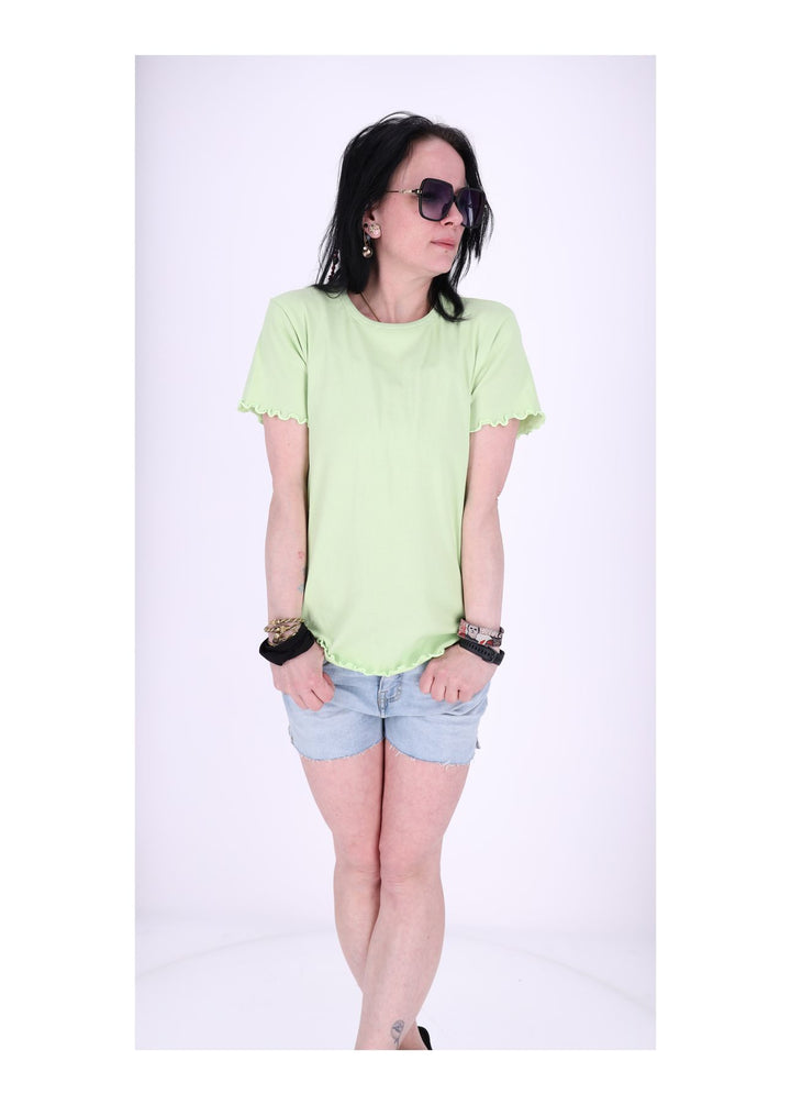 New View Damen-T-Shirt Feinripp