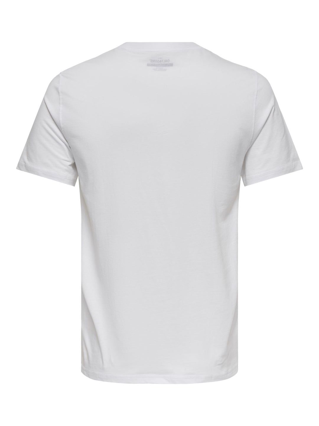 Herren ONSMAX LIFE SS STITCH TEE NOOS white