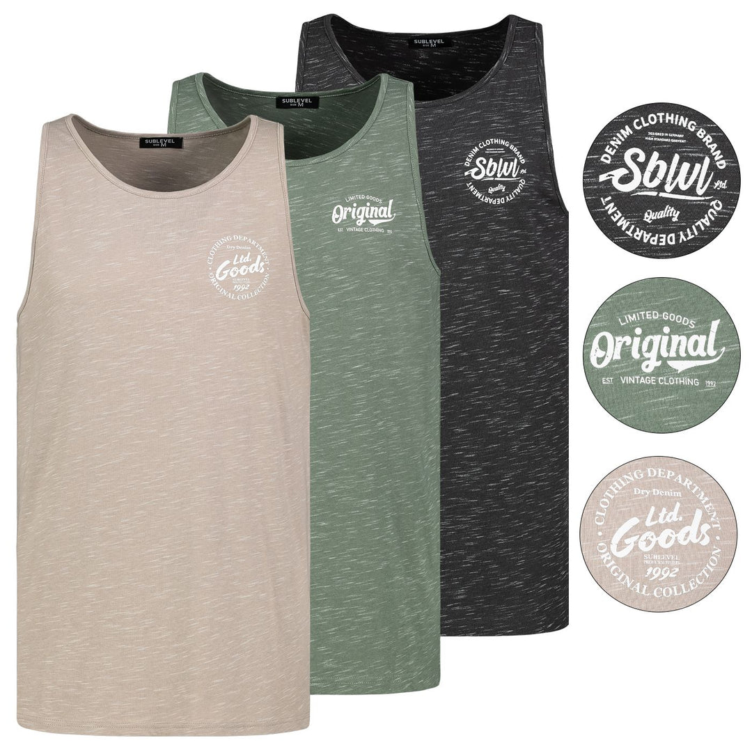 Authentic Style Herren Tanktop Vintage