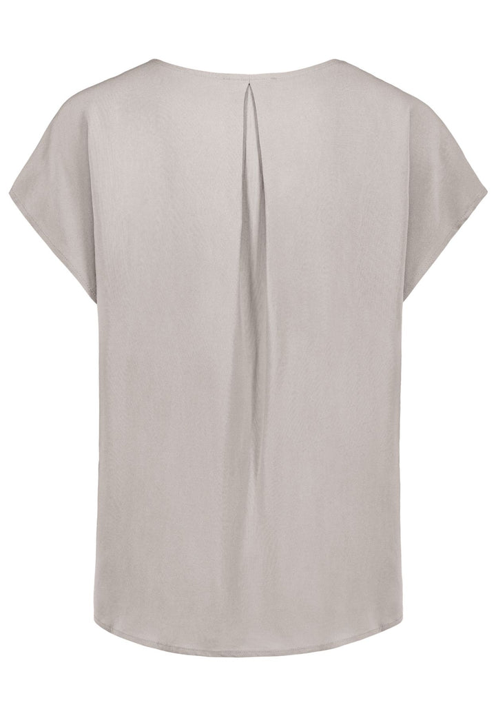 Authentic Style Viskose Bluse V-Ausschnitt