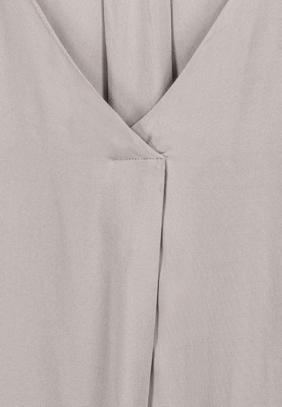 Authentic Style Viskose Bluse V-Ausschnitt