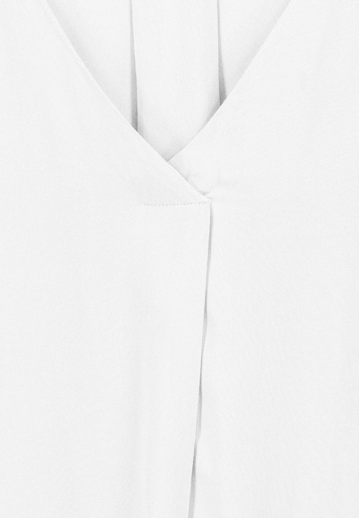 Authentic Style Viskose Bluse V-Ausschnitt