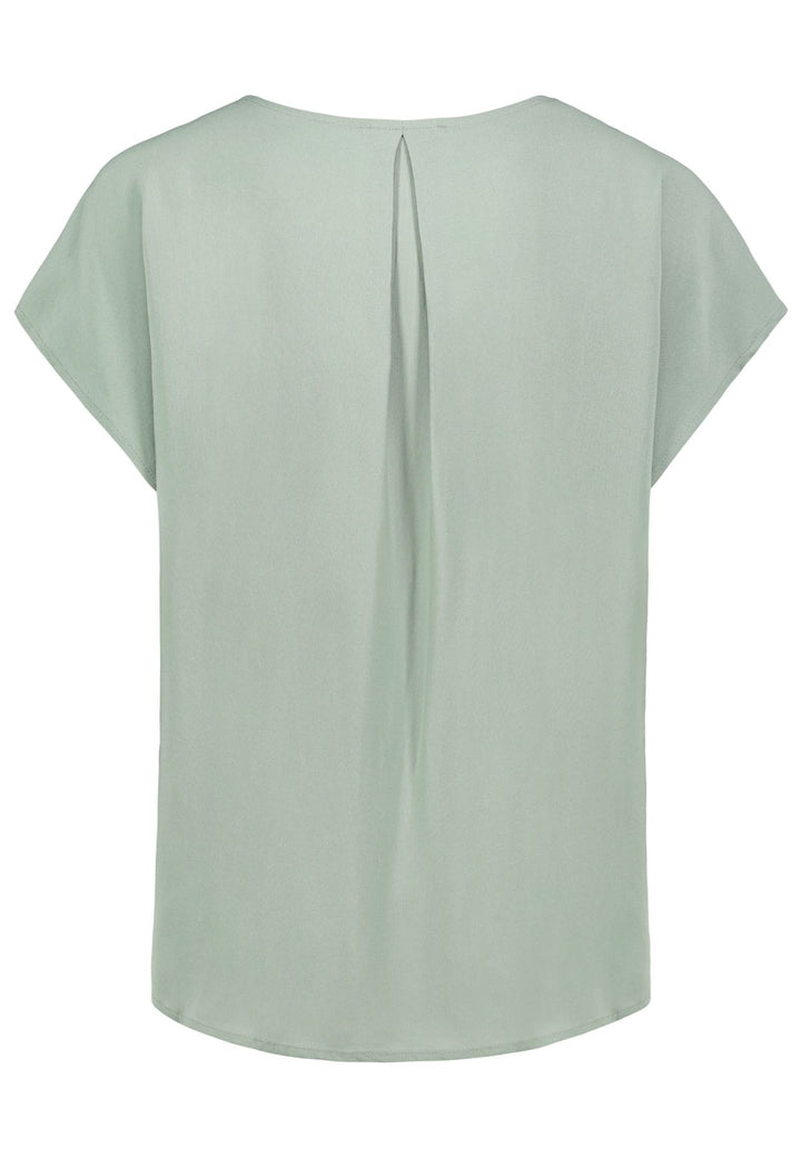 Authentic Style Viskose Bluse V-Ausschnitt