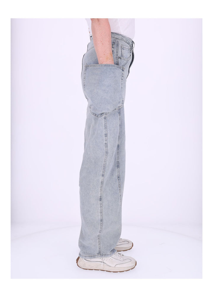 Splash of Color Jeans Damen weites Bein