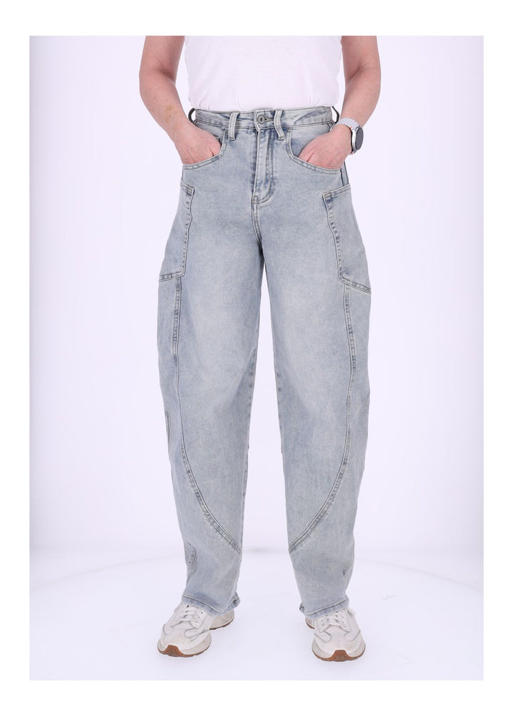 Splash of Color Jeans Damen weites Bein