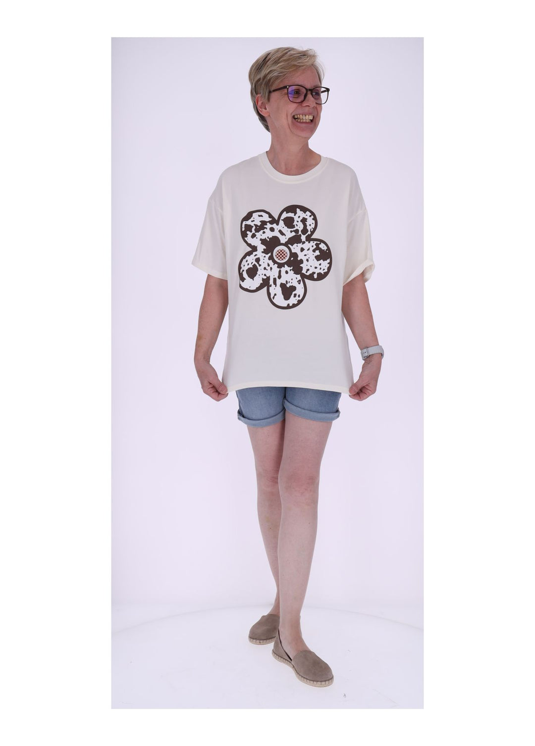 Splash of Color Damen T-Shirt Kuhfell