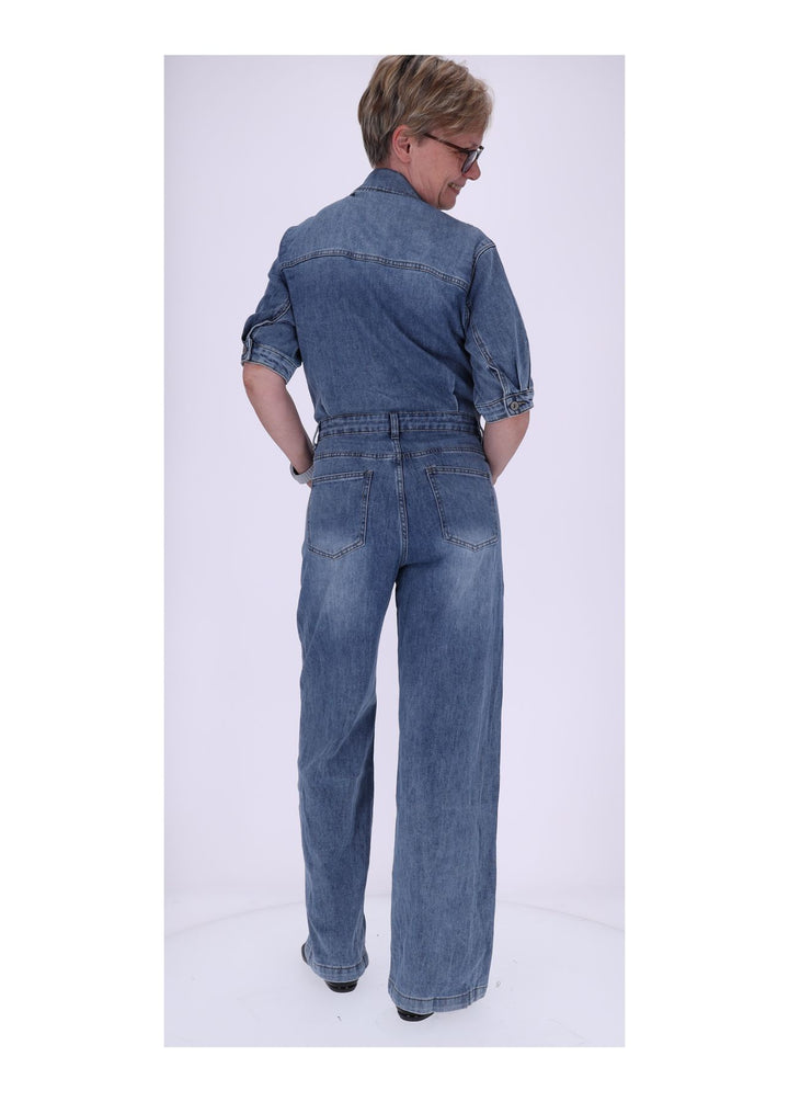 Splash of Color Damen Jumpsuit Jeans