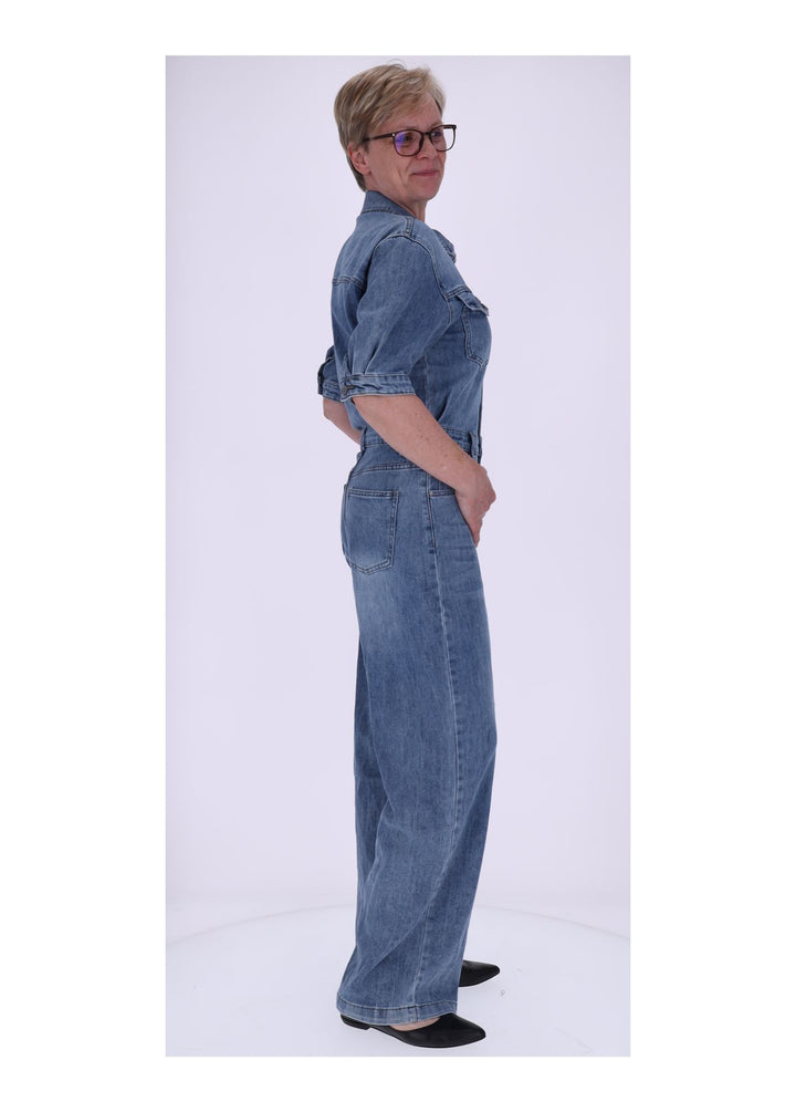 Splash of Color Damen Jumpsuit Jeans