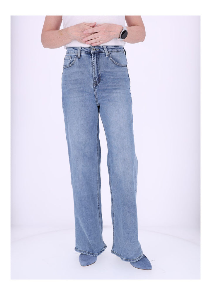 Splash of Color Jeans Damen weites Bein