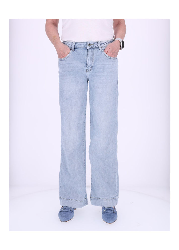 Splash of Color Jeans weites Bein Damen