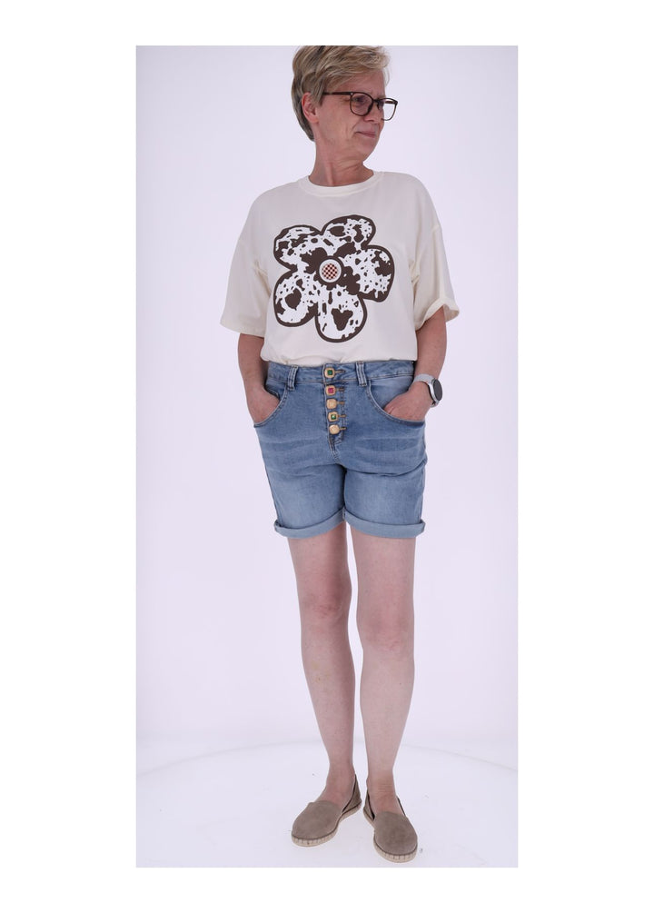 Splash of Color Jeans Short