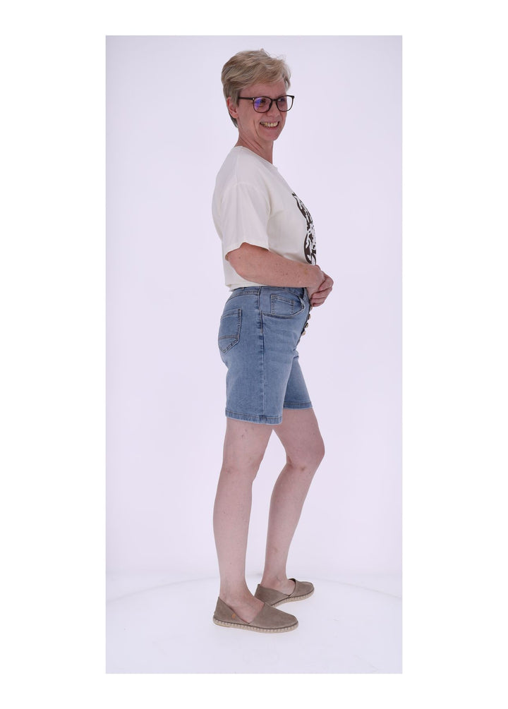 Splash of Color Jeans Short