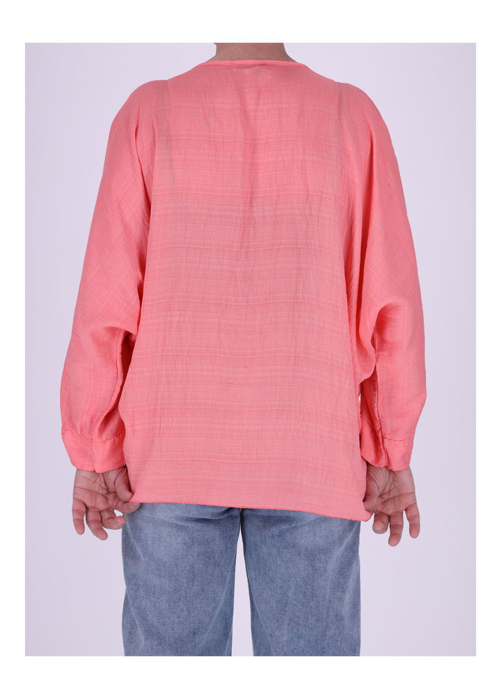 Splash of Color Blusenjacke zum Binden