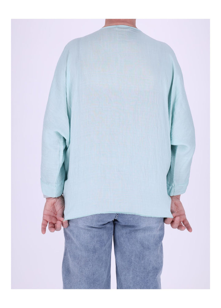 Splash of Color Blusenjacke zum Binden