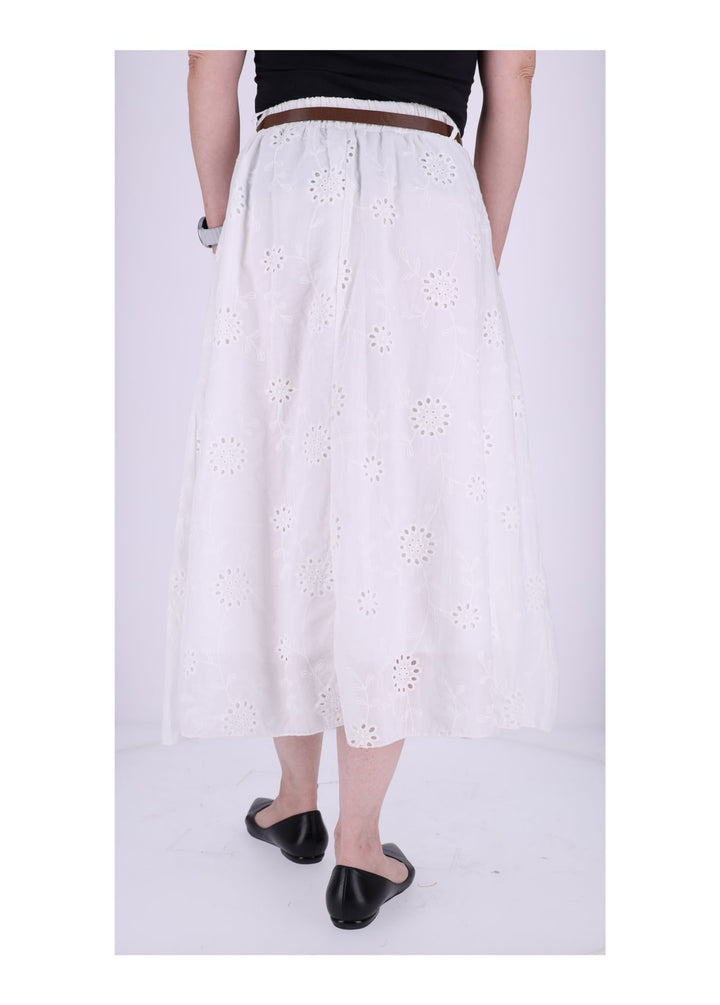 Splash of Color Midi Rock Bestickt