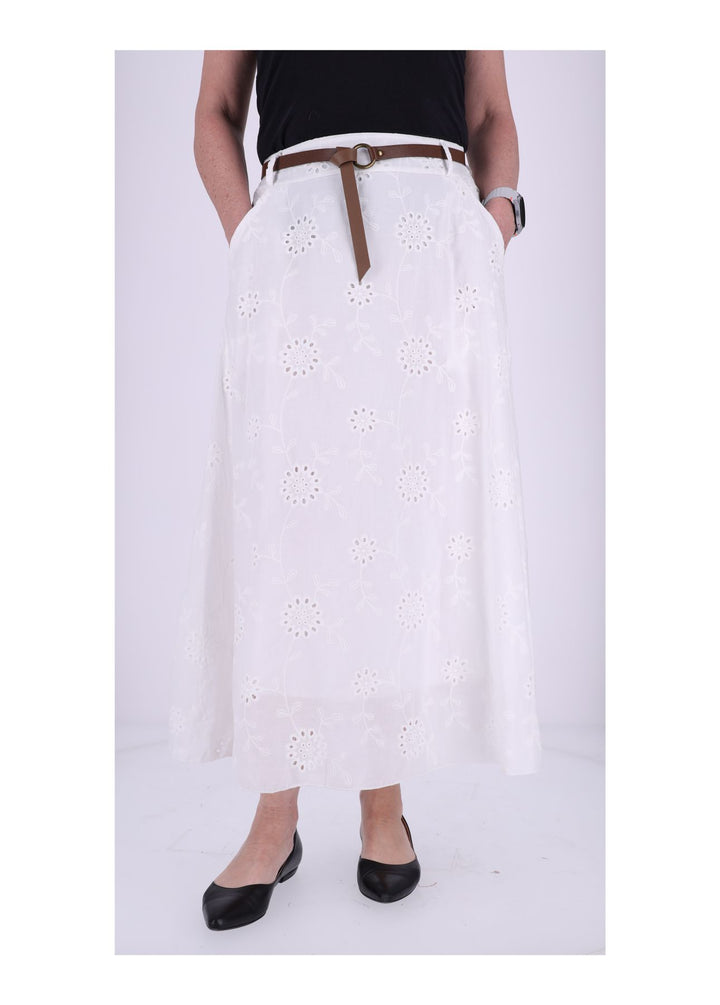 Splash of Color Midi Rock Bestickt