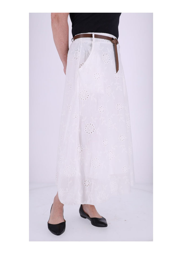 Splash of Color Midi Rock Bestickt