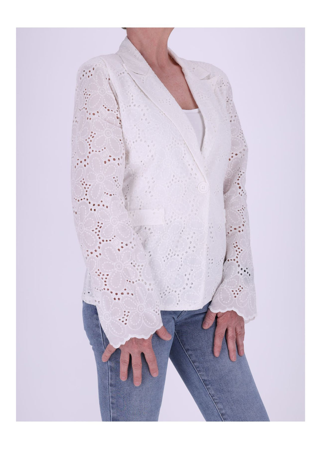 Splash of Color Boho Blazer Damen