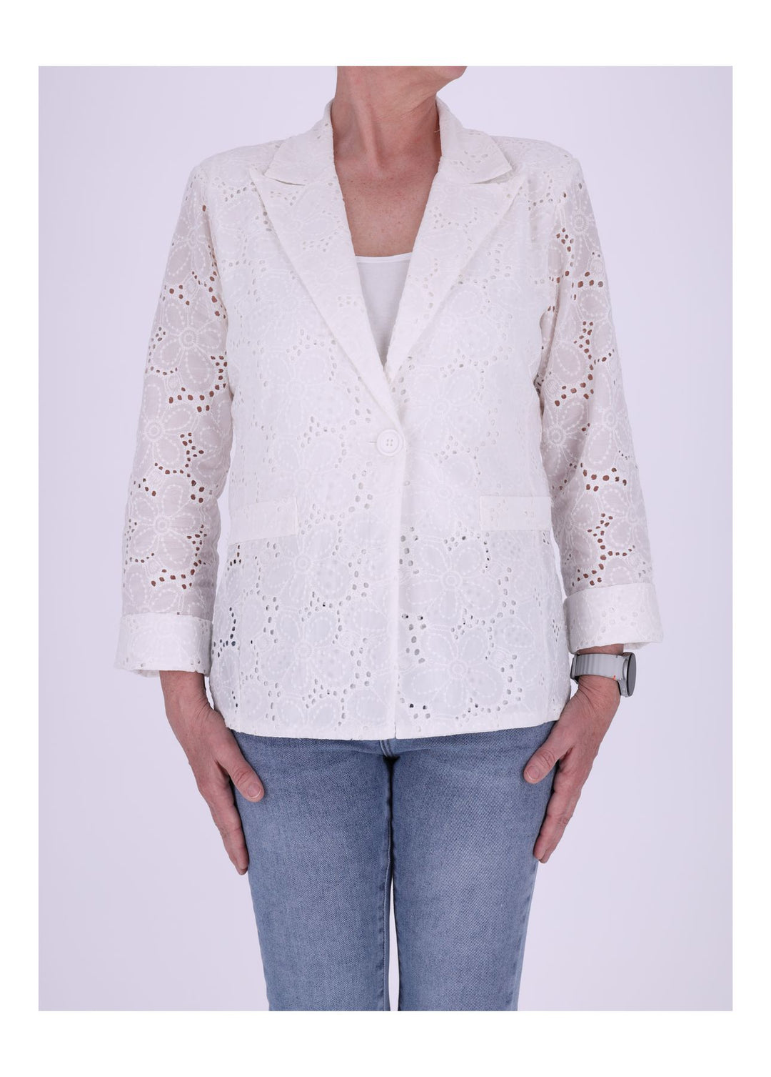 Splash of Color Boho Blazer Damen