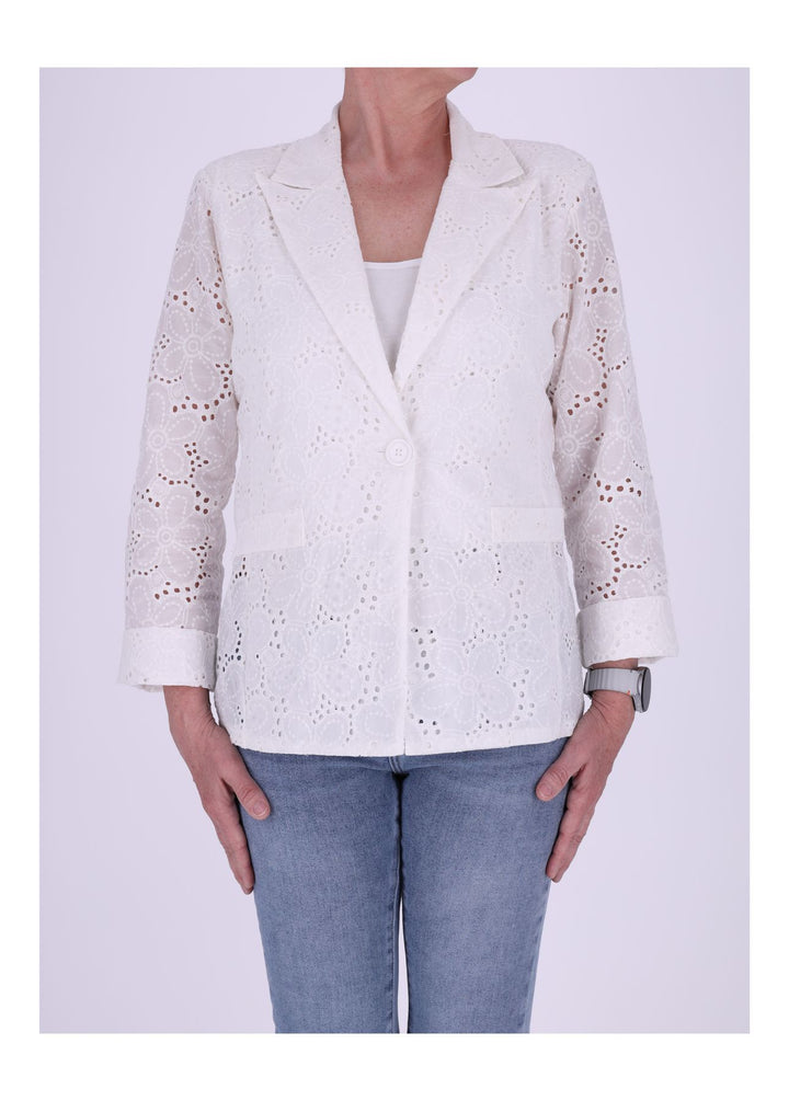 Splash of Color Boho Blazer Damen