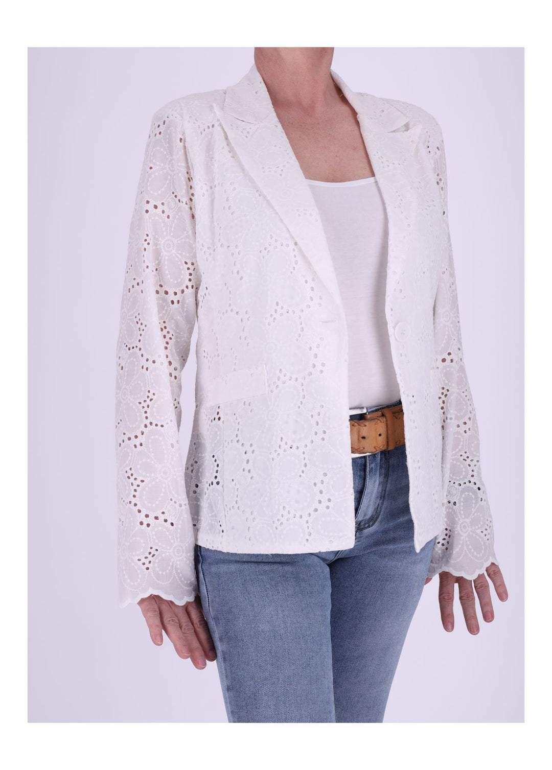 Splash of Color Boho Blazer Damen