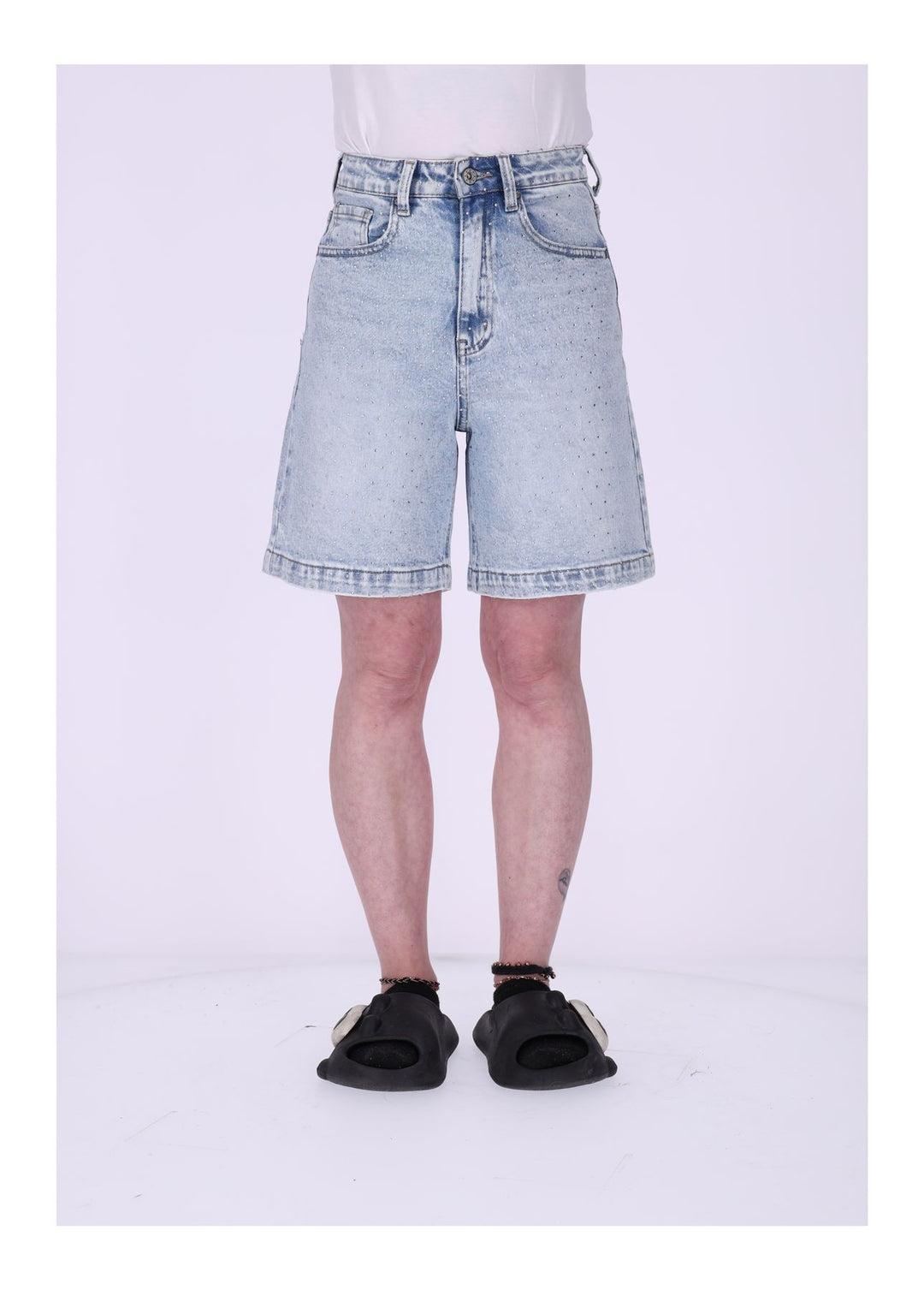 Splash of Color Damen Short mit Strass