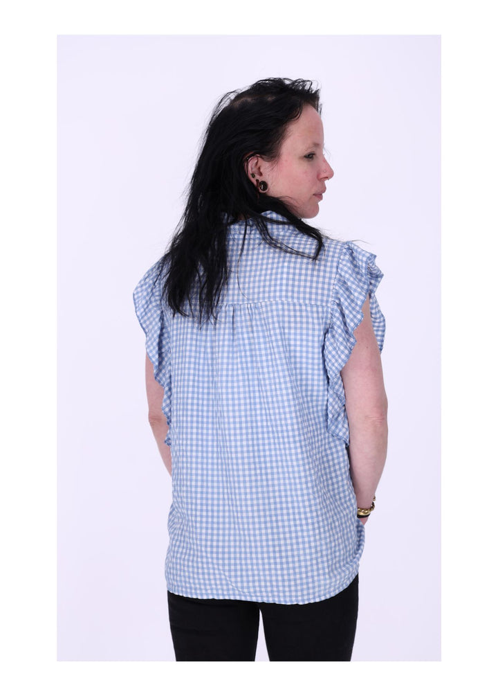 Splash of Color Blusenshirt Damen Kurzarm