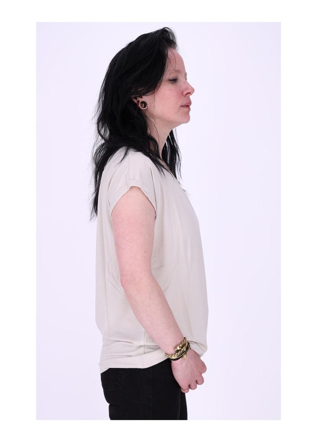 TARA M Damen T-Shirt Viskose
