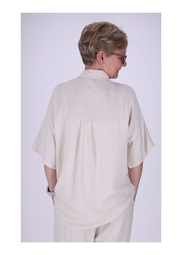 Splash of Color Bluse Damen gold