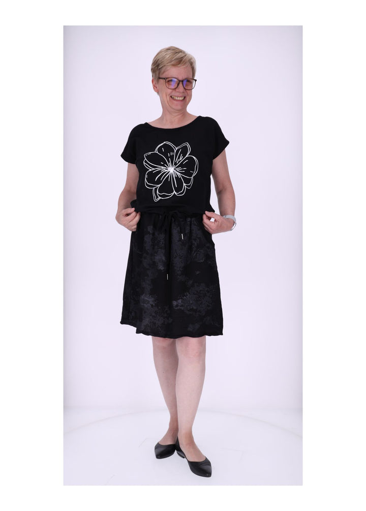 Splash of Color Sweatkleid marmoriert