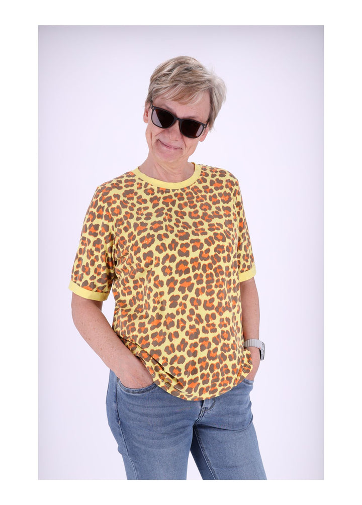 Splash of Color Leo Neon T-Shirt Damen