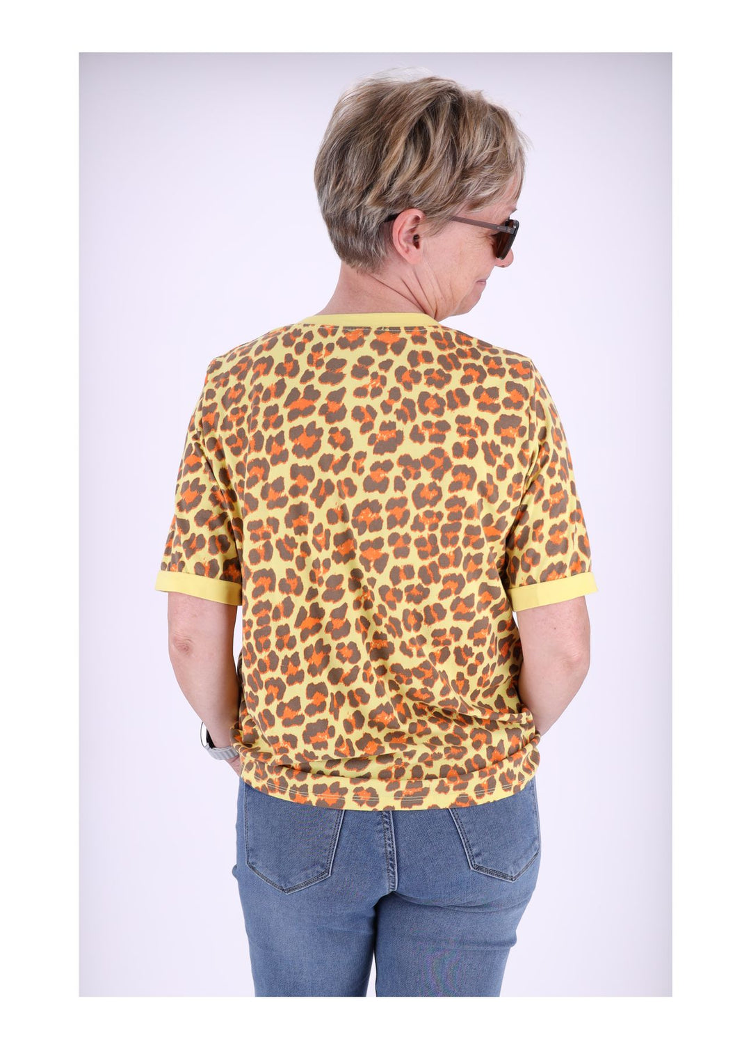 Splash of Color Leo Neon T-Shirt Damen
