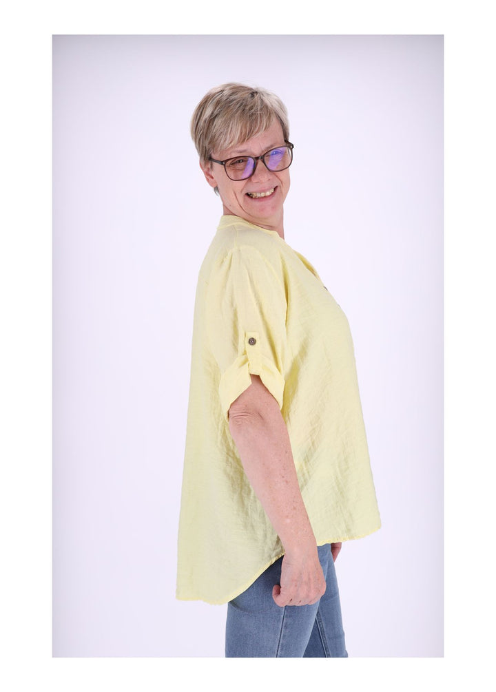 Splash of Color Blusenshirt Kurzarm