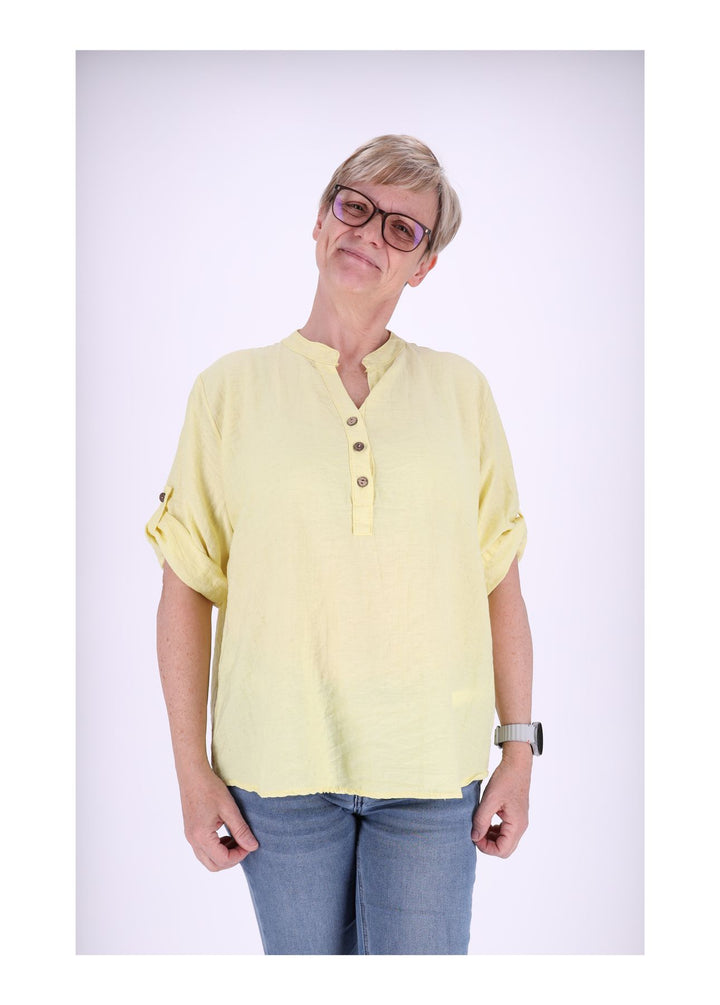 Splash of Color Blusenshirt Kurzarm